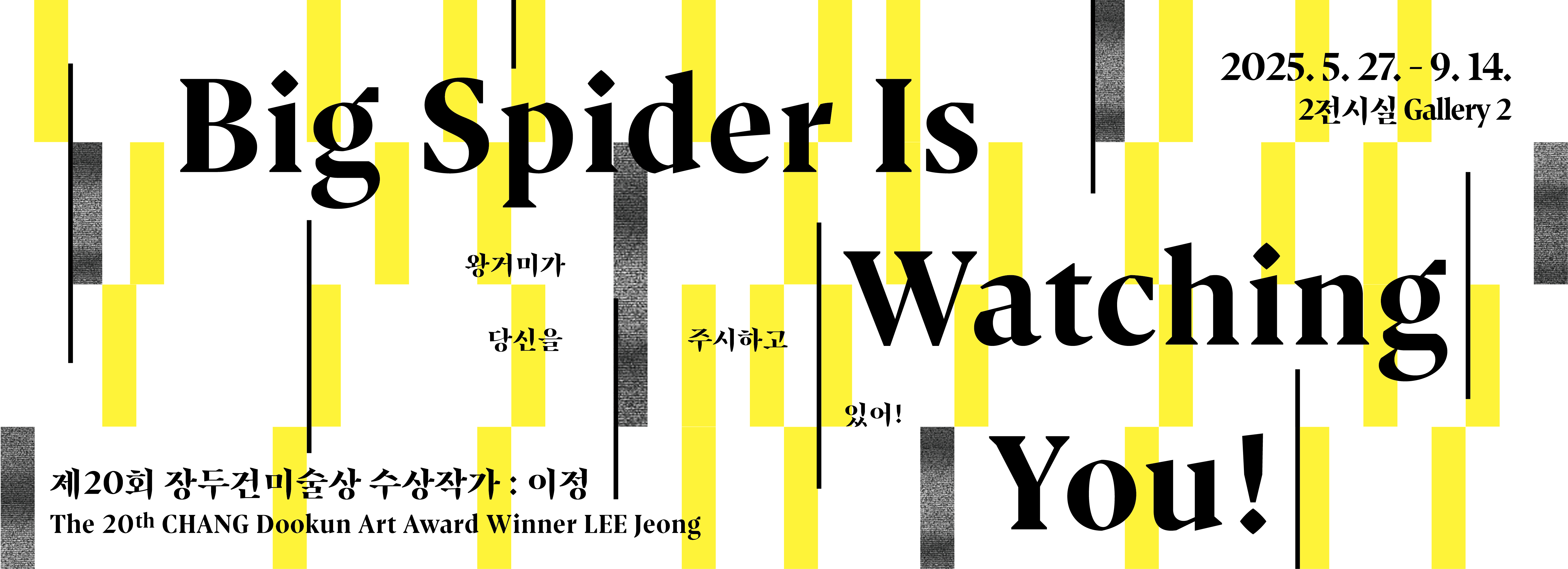 제20회 장두건미술상 수상작가 이정 《Big Spider Is Watching You! 왕거미가 당신을 주시하고 있어!》